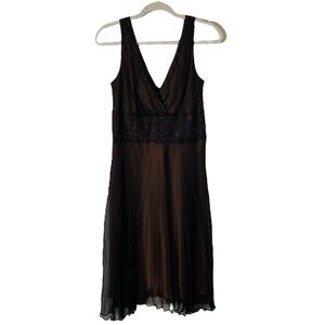 Vintage Jones New York Silk Sheath Dress Women Size 10Y2K babydoll fairy‎ Beaded